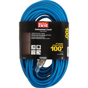 Do it Best  100 Ft. 16/3 Industrial Outdoor Extension Cord RL-JTW163-100-BL - 1 of 1