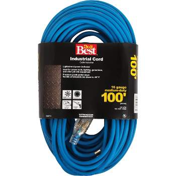 Do it Best  100 Ft. 16/3 Industrial Outdoor Extension Cord RL-JTW163-100-BL