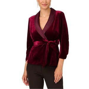 Adrianna Papell Womens Belted Blazer Jacket - 1 of 1