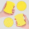 Unique Bargains Kitchen Bathroom Dual-Side Non-Scratch Cleaning Sponge 3.9" x 3" x 0.8" - 2 of 4