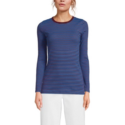 Lands' End Women's Cotton Rib T-shirt