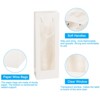Unique Bargains Paper Sturdy Reusable Fashionable Wine Gift Bags with Rope Handles 4.92"x3.35"x14.2" - 3 of 4