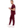 Medichic Men Scrubs Set - Stretch V-Neck Scrub Top with 7-Pocket Pants Workwear - 3 of 4