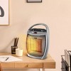 ZAFRO Electactic Compact 1500W/750W Space Heater with Thermostat - ETL Certified, Ideal for Home & Dorm - 3 of 4