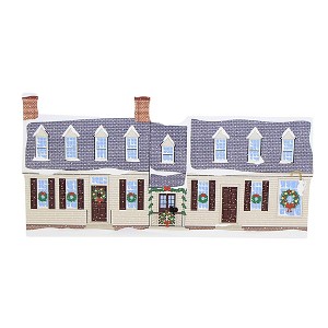 Cat's Meow Village 4.0 Inch Chowning's Tavern Christmas Williamsburg Virginia Village Buildings - 1 of 3