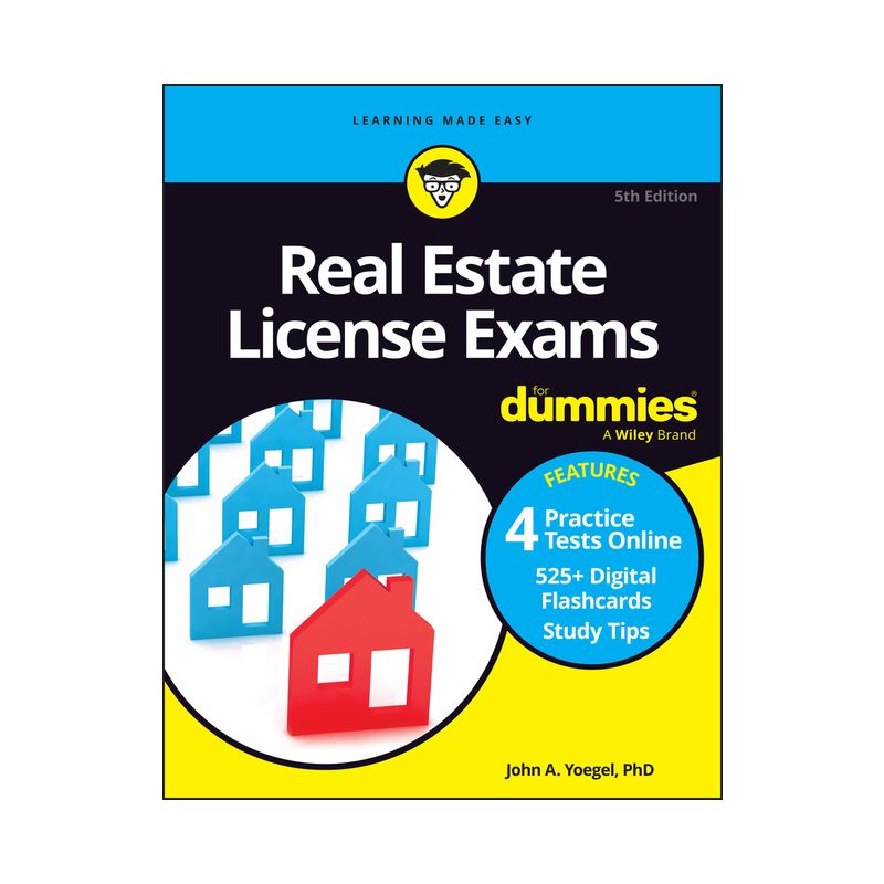 Real Estate License Exams for Dummies - 5th Edition by  John A Yoegel (Paperback), 1 of 2