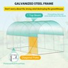 Walk-in Greenhouse for Outdoor Plants with 8 Mesh Vents, Weatherproof PE Cover & Roll-Up Zipper Door - Ideal for Vegetables, Flowers and Gardening - 3 of 4