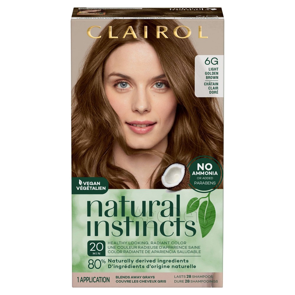 UPC 381519002939 product image for Natural Instincts Clairol Demi-Permanent Hair Color - 6G Light Golden Brown, Toa | upcitemdb.com