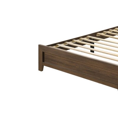 Miquell King Oak Wood Upholstered Storage Bed