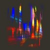 Junior's Design By Humans city at night By hkartist T-Shirt - 2 of 3