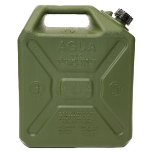 Midwest Can Heavy Duty 5 Gallon Military Style  Fresh Water Safe Water Can Ideal for Camping, Emergency Management and Off-Road Adventures, Green - 1 of 4