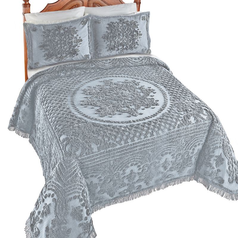 Collections Etc Sophie Chenille Bedspread, 1 of 4
