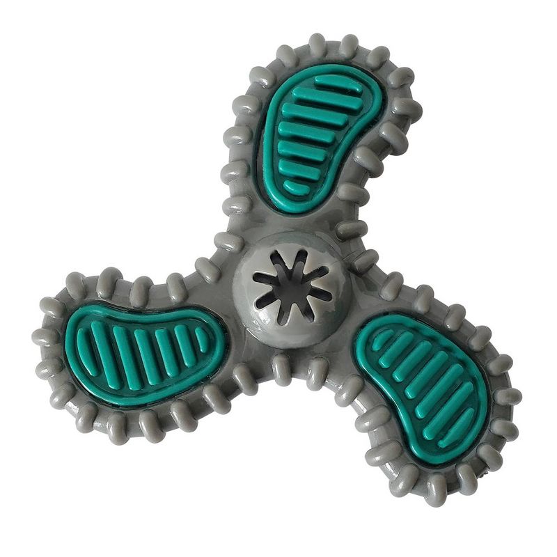 American Pet Supplies 5.5-Inch TPR Dental Spinner Dog Toy - For Light/Medium Chewers, 1 of 4