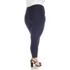 Plus Size Super Soft Elastic Waistband Scuba Pants - 3 of 4
