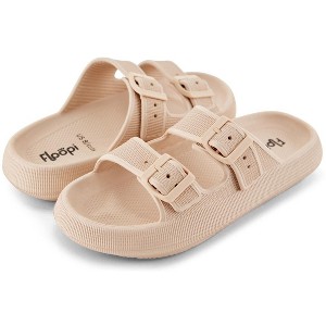 Womens Callie Cloud Slides with buckles - 1 of 4