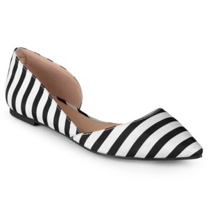 Journee Collection Women's Cortni Slip On Pointed Toe D'Orsay Flats - 1 of 4