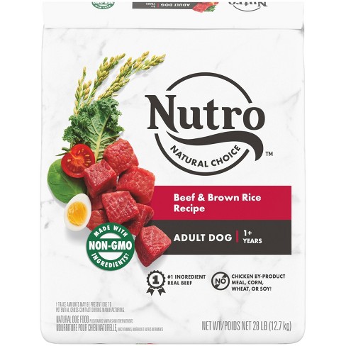 Nutro dog 2025 food beef