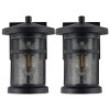 Osprey 7.5" Outdoor Sconce (Set of 2) - PLT4029 - Black - Safavieh - 2 of 4