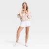 Women's Henley French Terry Sweatshirt - JoyLab™ - 3 of 3