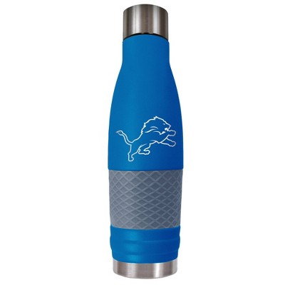 NFL Detroit Lions 20oz Sport Water Bottle with Silicone Grip