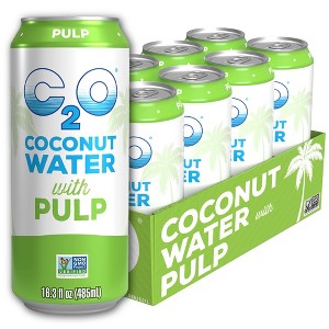 C2O - Coconut Water With Pulp - 16.3 Fl Oz (Pack Of 8) - 1 of 4