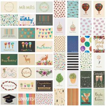 200ct Pastel Assortment Cards : Target