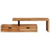 vidaXL TV Stand Solid Wood Acacia - 2 of 4