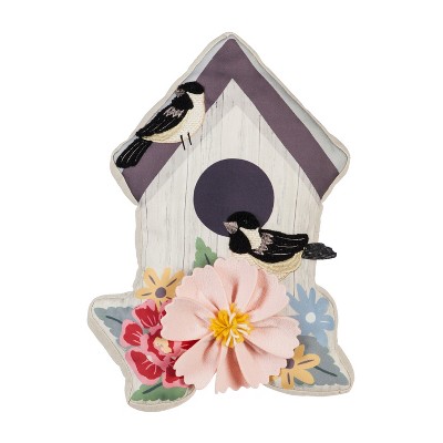 Evergreen Cypress Home Birdhouse Shaped Pillow