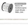 Flat Sequin Strip, 4mm String Metallic Sequin Strand, Paillette Sequin Trim Sewing String DIY Craft Embellishment, 197 Yards - 2 of 4