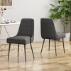 NicBex Dining Chair Set of 2 Upholstered Fabric Seat Cushion Side Chair Dining Room & Kitchen Furniture - 2 of 4