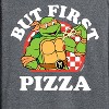 Men's - Teenage Mutant Ninja Turtles - But First Pizza Long Sleeve Graphic T-Shirt - 2 of 4