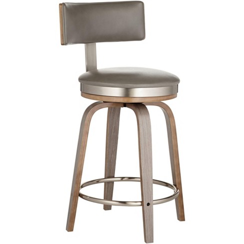 Studio Work Stool, Fixed - 28 Inch, Pewter