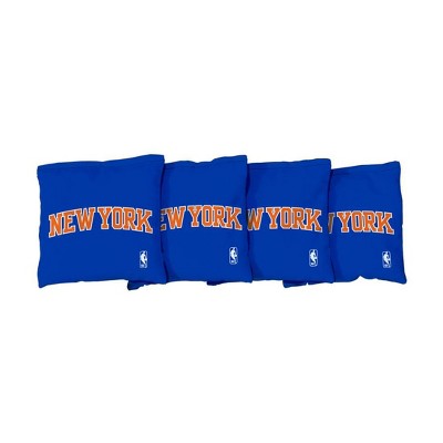 NBA New York Knicks Corn-Filled Cornhole Bags Royal Blue - 4pk
