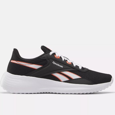 black / supercharged coral / white