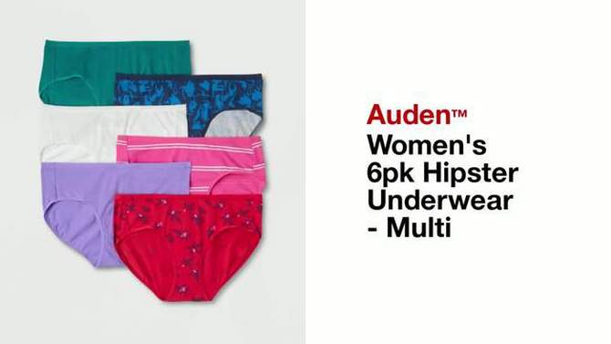 Women's 6pk Hipster Underwear - Auden™ Multi, 2 of 6, play video