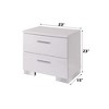 NicBex Nightstand with Drawers,Side Table with Wood Tapered Legs and Finish,Modern Bedside Table for Bedroom,Living Room - 3 of 4