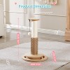 Wooden 4-in-1 Cat Scratcher with Natural Sisal Ropes - 4 of 4