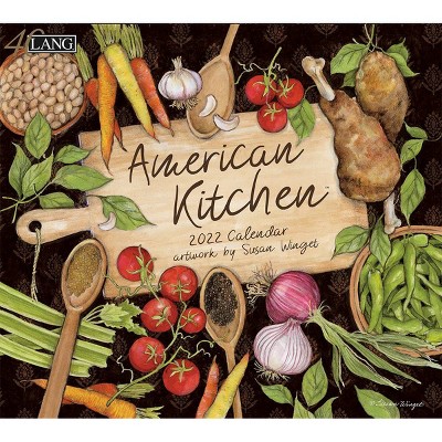 2022 Wall Calendar 12 Month 13.4"x24" American Kitchen - Lang