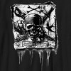 Boy's Pirates of the Caribbean: Curse of the Black Pearl Black and White Skull Logo T-Shirt - 2 of 4