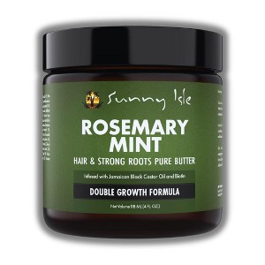 Sunny Isle Rosemary Mint Hair & Strong Roots Pure Butter Double Growth Formula | Strengthen and Nourish Hair - (4 oz) - 1 of 2