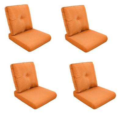 Buenhomino Outdoor Seat Cushion Set 25 x 22 x 4 Inch,Waterproof & Fade Resistant Outdoor Chair Cushions,Deep Seat Cushion with Removable Cover