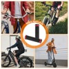 Unique Bargains Non-Slip Mushroom Double Lock-on Bike Handlebar Grips 5.12" 1 Pair with Hex Wrench - 4 of 4