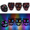 Halloween Scary Mask LED Mask LED Purge Mask LED Light Up Mask - 4 of 4