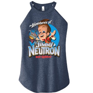 Women's - Jimmy Neutron - Boy Genius Graphic High Neck Tank - 1 of 3