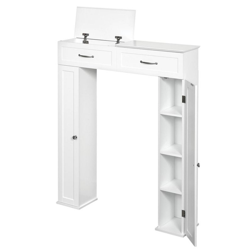 Lift Top Bath Storage Console Cabinet - Zenna Home, 1 of 8