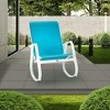 Kozyard Outdoor Patio Rocking Sling Chair – Featuring a Powder-Coated Aluminum Frame and Breathable Mesh Fabric, Ideal for Patio, Porch, Yard - 2 of 4