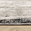 Nirvan Industrial Abstract Indoor Area Rug Gray/Ivory - Captiv8e Designs - image 4 of 4