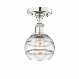 Rochester - 1 Light Semi-Flush Mount In Industrial Style-8 Inches Tall and 5.88 Inches Wide - 1 of 1