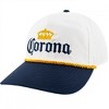 Adult Corona Extra Logo Embroidered Patch Snapback Hat with Rope - 2 of 4