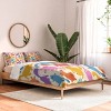 Deny Designs 3pc Queen Showmemars Rainbow Cats Kids' Comforter and Sham Set - 2 of 4